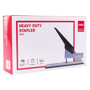 Deli E0393 # <span class=keywords><strong>Grapadora</strong></span> de Alta Resistencia # 210 hojas # Cubierta de ABS con base antideslizante y posición de grapado ajustable de gran capacidad en color GRIS - Product Image 6
