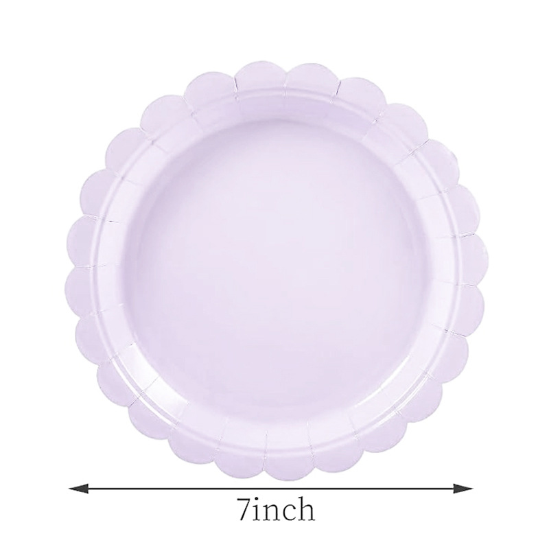 10 assiettes de 7 pouces