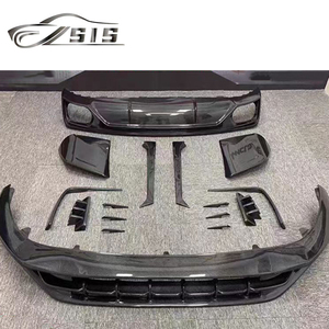 2019-2022 année Q8 mise à niveau <span class=keywords><strong>ABT</strong></span> Style Bodykit pour Q8 matériau en Fiber de carbone lèvres avant diffuseur arrière jupes latérales pièces d'auto de voiture - Product Image 3