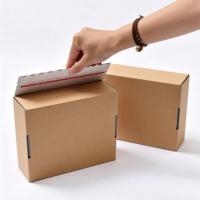 Boîte d'emballage personnalisée en matériaux recyclés écologiques avec fermeture éclair, réutilisable, à ouverture facile, auto-scellante, pour vêtements et cadeaux