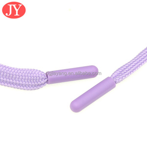 Tùy Chỉnh In Logo Mềm Nhựa Aglet Mẹo Giản Dị Quần Vẽ Chuỗi Màu Tím Kim Loại Ren Tip Sneaker Dây Giày Dây Kết thúc Nút - Product Image 3