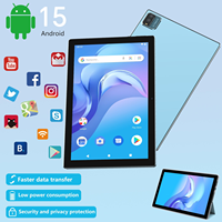 Tablette Android 15 10,1 pouces WiFi 4 Go+8 Go+64 Go DDR4 Widevine L1 6000 mAh Stock US Livraison rapide en 3 jours