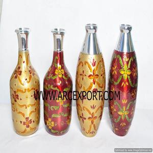 Florero de Metal plateado para oficina en casa de calidad Superior, jarrón de suelo de aluminio de diseño clásico, maceta para mesa decorativa de escritorio - Product Image 3