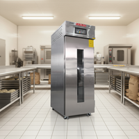 De porte à porte 	 Étuve de levage réfrigérée à porte simple, 36 plateaux, 220V, 2.3kW, pour la pâtisserie, équipement de boulangerie commercial et industriel