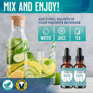 Gouttes Liquides Détox et Nettoyage du Côlon et du Foie pour la Perte de Poids, Complément Alimentaire Naturel à Base de Plantes pour la Digestion, Vente en Gros, OEM, Marque Privée - Product Image 5