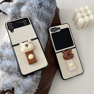 Étui de téléphone pliable pour femmes avec anneau d'agrandissement pour Samsung Zflip 5, <span class=keywords><strong>P50pocket</strong></span>, OPPO Findn3Flip, vivo Xflip, Zflip 7 - Product Image 2