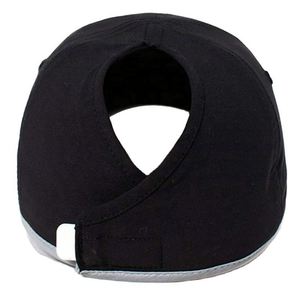 Casquette de sport pour femme de haute qualité avec bordure réfléchissante 3M, casquette de course personnalisée OEM sans dos pour queue de cheval, nouveau design - Product Image 4