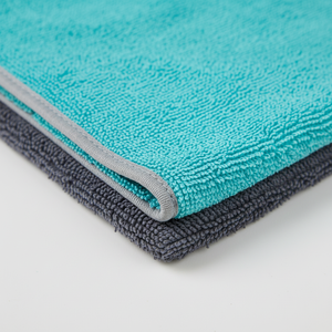 Serviette en microfibre pour le nettoyage des voitures, fabriquée sur mesure en Corée, super douce, tricotage en chaîne torsadée, toutes tailles, impression de logo - Product Image 1