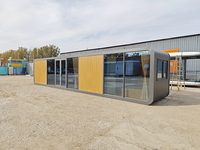 Maison conteneur Apple Cabin modulaire extensible de 40 pieds, spacieuse et ample, pour unité d'hébergement de villégiature, avec structure galvanisée et respirante