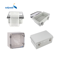 Boîtier de jonction étanche à la poussière IP67 en ABS PC PVC pour extérieur, boîtier de commande certifié CE ROHS, taille personnalisée, couvercle blanc/transparent