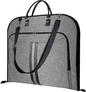 Sac de costume pour hommes de qualité supérieure Sac de vêtements à main pour vêtements suspendus Sac de vêtements pliable de voyage