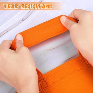 ถุงผ้าสปันบอนด์สีสันสดใส พิมพ์ลายตามสั่ง สำหรับใส่ของขวัญงานวันเกิด งานแต่งงาน หรือขนม  นำกลับมาใช้ใหม่ได้ เป็นมิตรกับสิ่งแวดล้อม - Product Image 4