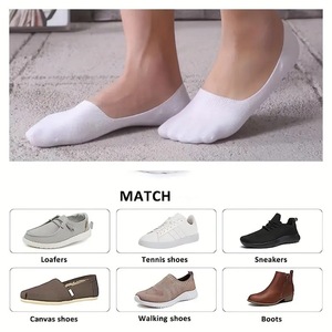 جوارب رجالية من القطن لربيع وصيف 2024 دون رباطات جوارب منخفضة جوارب رجالي بدون رباطات - Product Image 2