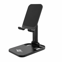 Support de téléphone portable pliable et télescopique, prix d'usine, support universel réglable pour téléphone intelligent, tablette, PC de bureau