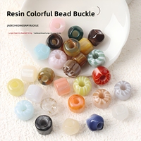 Perles en acrylique à grand trou, forme carrée, couleur coquillage, trou droit, pendentif cloche, perles lâches, accessoires de bijoux pour bikini, vente en gros