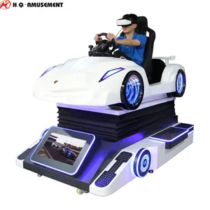 Mesin Permainan Arcade Anak-anak VR Proyektor Game Balap VR Mengemudi Mobil Simulator Balap