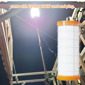 ไฟทำงาน LED แบบพกพา 800W กันน้ำ IP65 สำหรับงานก่อสร้าง กำลังสูง ชาร์จไฟได้ - Product Image 2