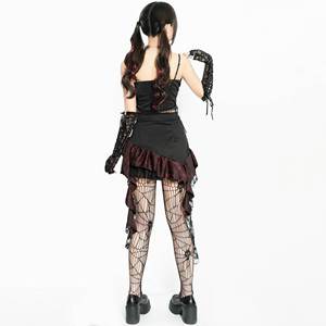 Top sin Tirantes Estilo Duquesa, Falda Irregular para Mujer, Disfraz de Bruja para Halloween, Disfraz Sexy de Chica Malvada - Product Image 2