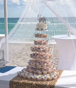 <span class=keywords><strong>Support</strong></span> à cupcakes en acrylique à 5 niveaux pour mariage, <span class=keywords><strong>support</strong></span> à gâteaux en cristal, supports à gâteaux en gros - Product Image 3