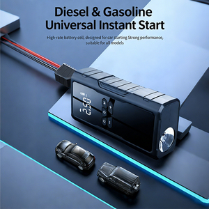 Démarreur <span class=keywords><strong>de</strong></span> voiture 1800A Peak avec compresseur d'air 160 PSI, booster <span class=keywords><strong>de</strong></span> batterie 12V pour moteurs essence et diesel, réparation automobile - Product Image 2