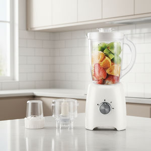 Mini Licuadora Eléctrica Portátil 3 en 1, 4 Cuchillas, 2 Velocidades, Capacidad de 1.6L, Exprimidor de Frutas Multifuncional, Preparador de Smoothies para el Hogar - Product Image 3