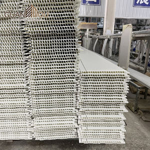 Panneaux de plafond en PVC décoratifs de 9 mm pour usage intérieur |   Lambris en Faux <span class=keywords><strong>Bois</strong></span> Léger & Faux Plafond Moderne - Product Image 6