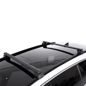 Barres transversales de toit multifonctionnelles en aluminium noir, porte-bagages pratiques pour vélos, tentes et transport de marchandises - Product Image 6