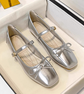 Nouvelles ballerines plates en tissu pour femmes, légères, à enfiler, pour le printemps, l'été et le soir - Product Image 2