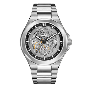 <span class=keywords><strong>Daniel</strong></span> Gorman-montre mécanique de luxe pour homme, résistante à l'eau, classique, en acier inoxydable, étanche à 100m - Product Image 2