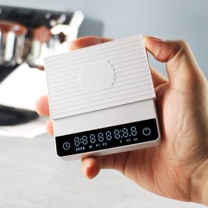 신형 고정밀 타이밍 전자 저울 이탈리아 핸드 브루드 커피 가정용 미니 소형 커피 저울 모델 R80 - Product Image 2