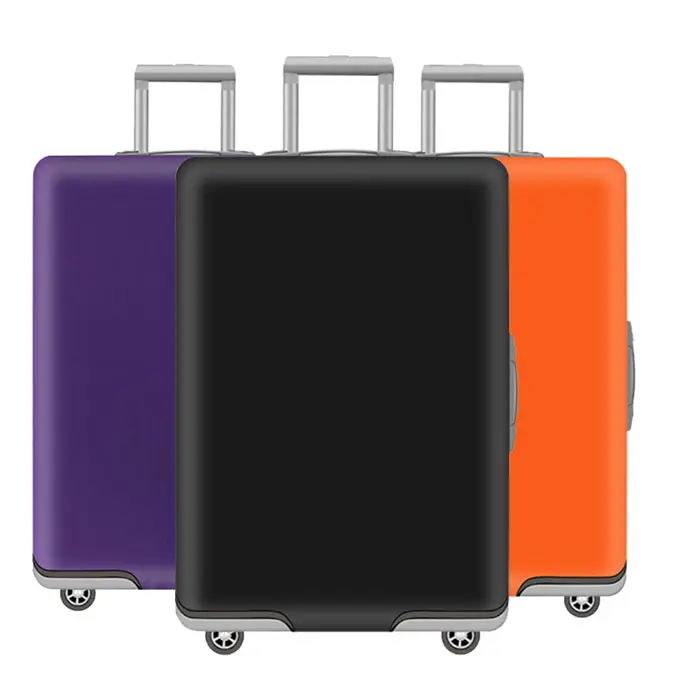 Spandex Pure color Thicker Luggage Cover 18-32 Inch Case Suitcase Covers Trolley Baggage Dust Protective Case Cover