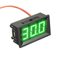 0.56 Inci 3 Digit 2 Kawat DC4.5-30V Layar LED Meter Digital Voltmeter Indikator Tes Monitor Detektor Mobil Motor 12V 24V