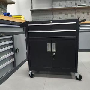 Garage Metal <b>Trolly</b> Tool Storage Cabinet Heavy Duty Workshop Roller Drawer Steel Tool Cabinet on Wheels - Product Image 5