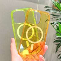 Coque arrière transparente antichoc pour femmes pour iPhone 14 Pro Max coloré Fundas Para Celular Electroplate