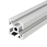 Profilé en aluminium à fente en T 2525, norme européenne 25x25, cadre modulaire 6063 pour imprimante 3D et automatisation CNC