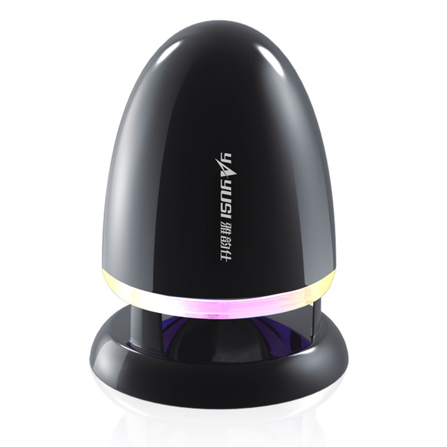 Factory Direct ABS Injection Molding Dynamic rainbow Lighting Wired Digital HiFi Small Speaker Suitable for Desktop Computers