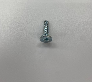 Vis autoperceuses M4.2 x 32 mm à tête plate, CR3+ zinguées, vis pour toiture, acier au carbone C1022, Homn Reen - Product Image 5