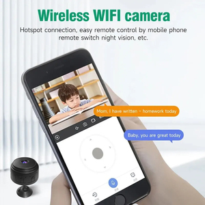 กล้อง <span class=keywords><strong>DV</strong></span> ขนาดเล็ก Wi-Fi มองเห็นในเวลากลางคืนแบบพกพาการตรวจสอบแม่เหล็กในร่มกลางแจ้งที่ชัดเจนสำหรับ BabyA9เด็กสูงอายุ - Product Image 5
