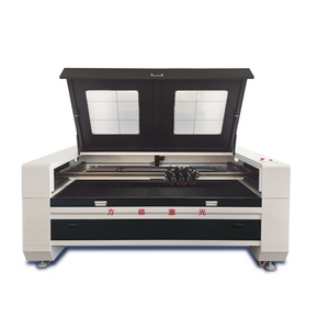 Machine de découpe laser CO2 à double tête 1812, graveur laser CNC haute efficacité pour la production en série, utilisation en usine, bois, acrylique - Product Image 1