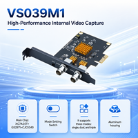 Tarjeta de Captura de Video PCIe Interna Dual SDI 1080P*60Hz YUY2 con Entrada de Audio para Windows, Mac, Linux y PC Industrial