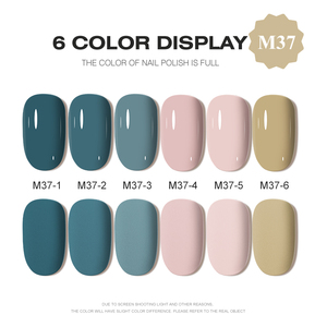AILANUO เจลทาเล็บ ผลิตแบบ OEM แถมฟรีสมุดสี เจลยูวีสำหรับมืออาชีพ ชุดสี 6 สี  ขวดเจลทาเล็บแบบกำหนดเองขนาด 15 มล. - Product Image 2