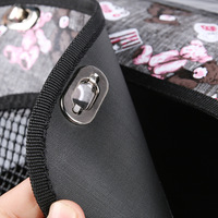 Sac de transport pour animaux de compagnie portable, imprimé, respirant, imperméable, pliable, avec fermeture éclair, grande capacité, rectangulaire, pour chat
