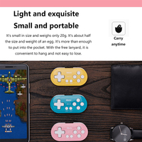 Control de Juego 8Bitdo de Nueva Generación para N Switch, Joypad Inalámbrico para Teléfono Android, Mini Control Multifunción para PC