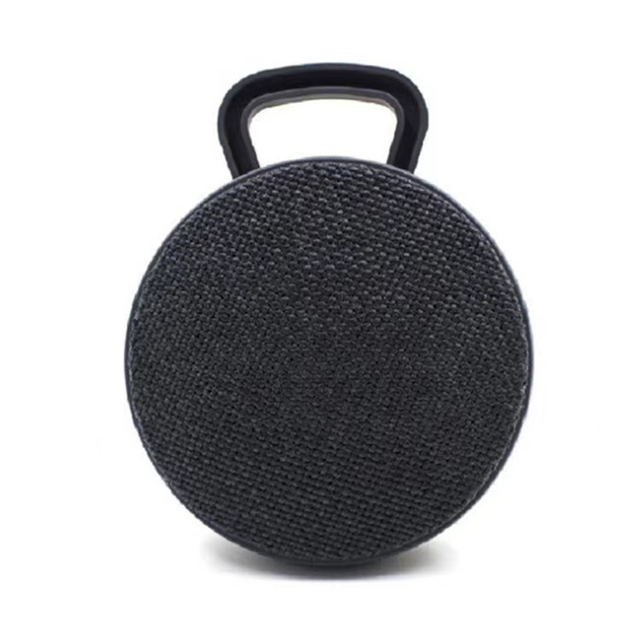 Portable Wireless Speaker Stereo Sound Bluetooth 5.0 Fabric Finish with Strap IPX4 Waterproof Speaker