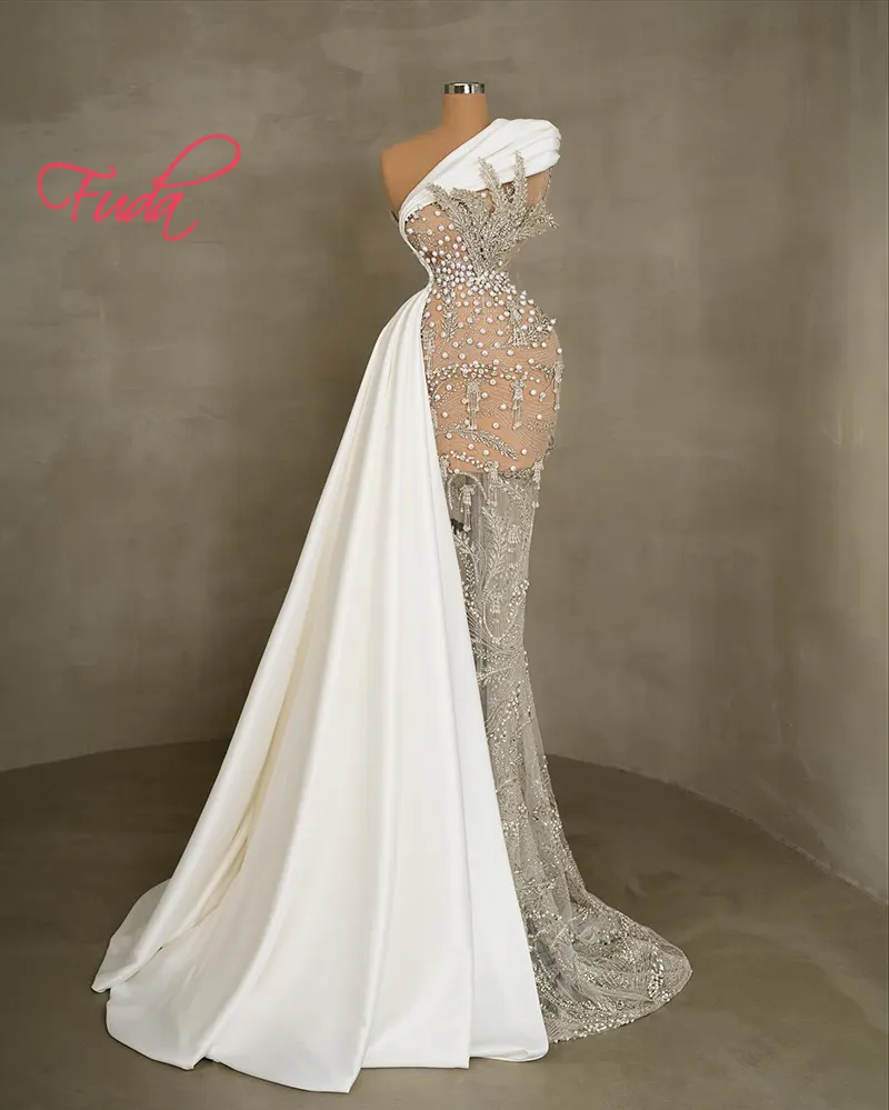 FUDA C247 Luxury High-End Pearl Ball Dress Women's Diamond Expensive Wedding Dress