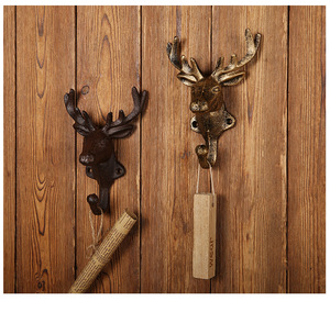<span class=keywords><strong>Gancho</strong></span> de Metal Vintage europeo, <span class=keywords><strong>gancho</strong></span> de fila de espina de pescado creativo, pared de habitación, hogar detrás de la puerta, <span class=keywords><strong>gancho</strong></span> decorativo de hierro fundido - Product Image 2