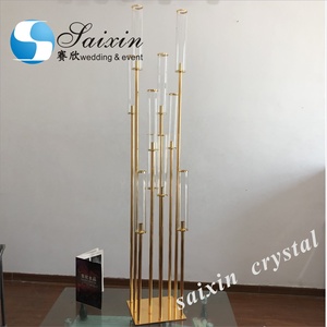 Bella candela di cristallo in metallo sta un elegante regalo di nozze altri tipi di portacandele barattoli di candela inclusi - Product Image 6