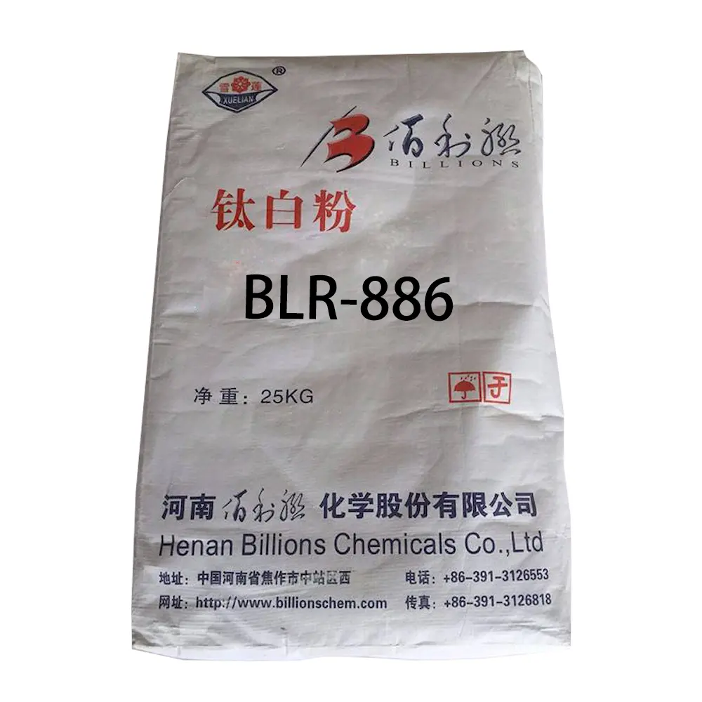 Tio2二酸化チタンルチルBLR-886 BLR 886ロモンビリオンピグメント化粧品グレード1トンあたりの低価格