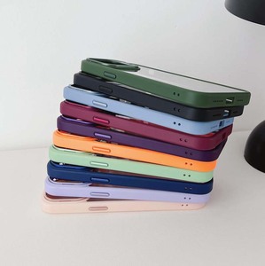 Étui pour téléphone portable en silicone TPU pour <span class=keywords><strong>iPhone</strong></span> 11 12 <span class=keywords><strong>13</strong></span> 14 15 <span class=keywords><strong>Pro</strong></span> Max avec support d'appareil photo au design simple de style ins - Product Image 2