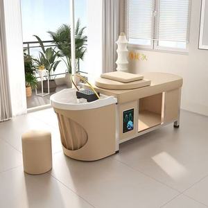 Lit de shampooing de beauté moderne personnalisé pour spa, salon, hôtel, hôpital, supermarché, lit de massage pour lavage de cheveux thaïlandais avec hydrothérapie - Product Image 3